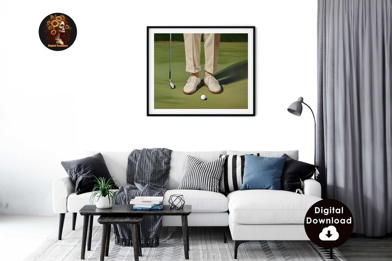 Vintage Golf Print