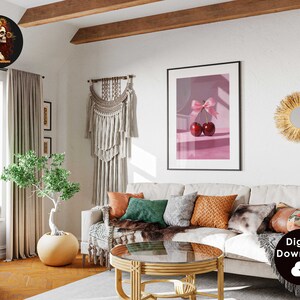 Digital Prints Soft Girl Decor Bedroom Decor