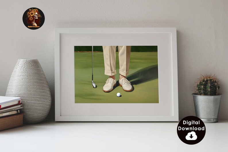 Vintage Golf Art