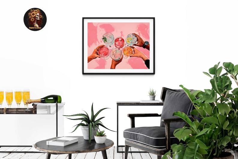 bar cart decor