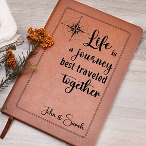 Personalized Camper Journal Hardcover Notebook Travel Gift 