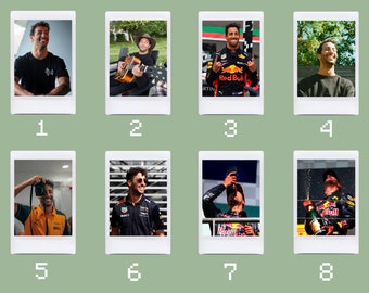 Daniel Ricciardo polaroids - 5.4cm X 8.6cm