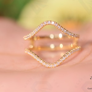 1.44CTW VVS1 Colorless Moissanite Matching Eternity Band Ring Enhancer: Aggie Ring, Gift For Women's