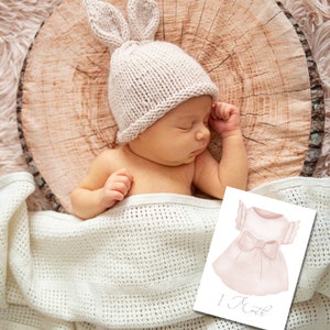Baby Milestone Cards Watercolor Pink Dress Baby Shower Gift New Baby ...