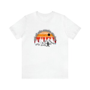 Retro Bigfoot Short Sleeve White Tee