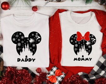Custom Disney Christmas Shirt,Disney Christmas Shirt,Disney Shirt,Christmas Sweatshirt,Disney Group Shirt,Christmas Shirts,Disney Trip Shirt