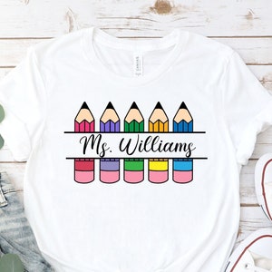 Customized Name Teacher Shirt, Custom Teacher Shirt, Personalized Teacher Shirt, Teacher Appreciation, Gift for Teachers, Teacher Life Shirt
