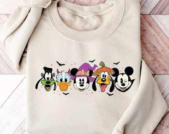 Spooky Mouse and Friends Sweatshirt, Disney Halloween Shirt, Halloween Shirt, Mickey Boo Halloween Shirt, Disney Spooky Shirt,Pumpkin Mickey