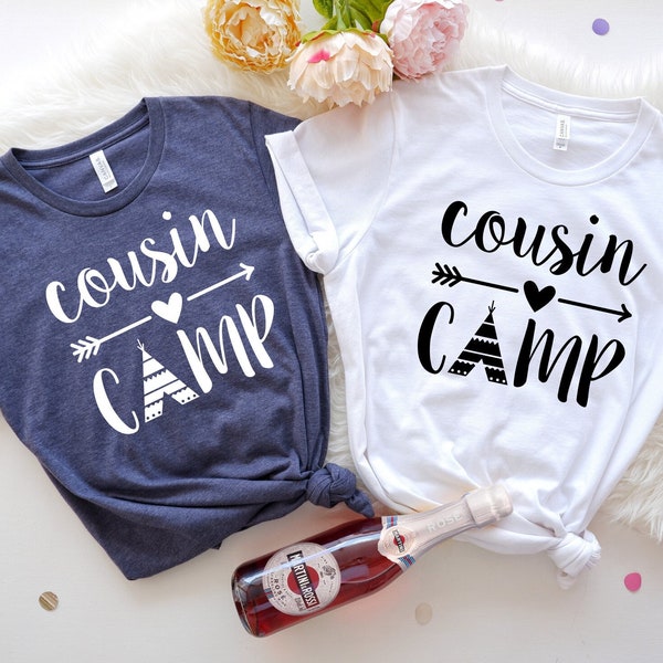 Cousin Camp Shirt, Camping Shirt, Vacation Shirt, Matching Family Cousin Shirts, Cousin Camp Gifts, Family Matching Shirts, Travel Shirt