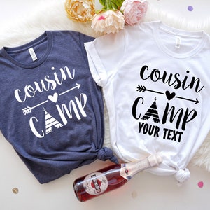 Cousin Camp Shirt, Camping Shirt, Vacation Shirt, Matching Family Cousin Shirts, Cousin Camp Gifts, Family Matching Shirts, Travel Shirt