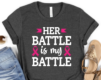 Her Fight is My Fight Shirt, Breast Cancer Awareness Shirt,Cancer Awareness Shirt,Unisex Fight Cancer Shirt,Cancer Survivor Shirt,Cancer Tee
