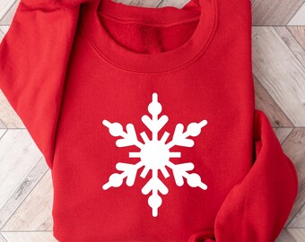Snowflake Christmas Sweatshirt,Christmas Shirt,Snowflake Sweatshirt,Christmas Women Shirt,Cute Snowflake Shirt,Winter Tee,Xmas Holiday Gifts