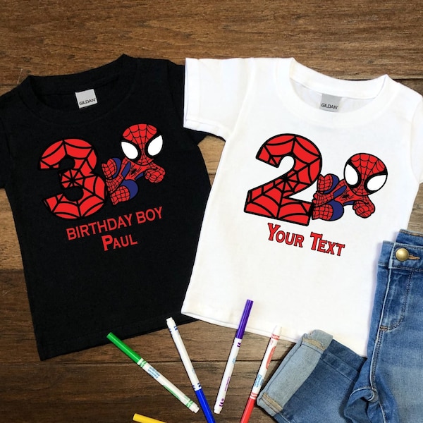 Spiderman Birthday Boy Shirt,Spiderman Birthday Shirt,1st Birthday Boy,2nd Birthday Boy,3rd Birthday Boy,4th Birthday Boy,5th Birthday Boy