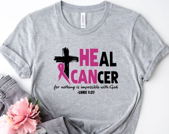 Heal Cancer Shirt, Cancer Shirt, Cancer Support Shirt, Cancer Awareness Shirt, Cancer Warrior Shirt Gift, Mens Cancer Shirt,Fight Cancer Tee