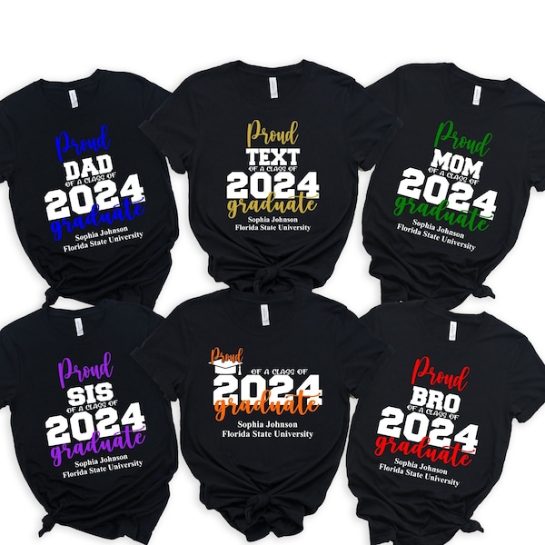 Graduation Shirts for Family Etsy