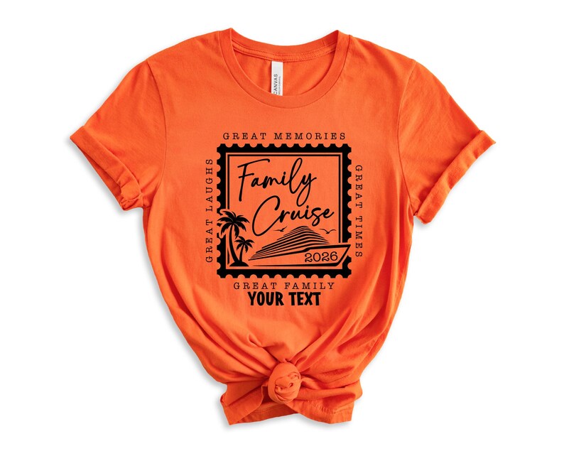 Custom Family Cruise 2026 Shirts,Family Cruise Shirts,Great Memories,Great Family,Great Laughs,Great Times,Family Matching Vacation Shirts image 11