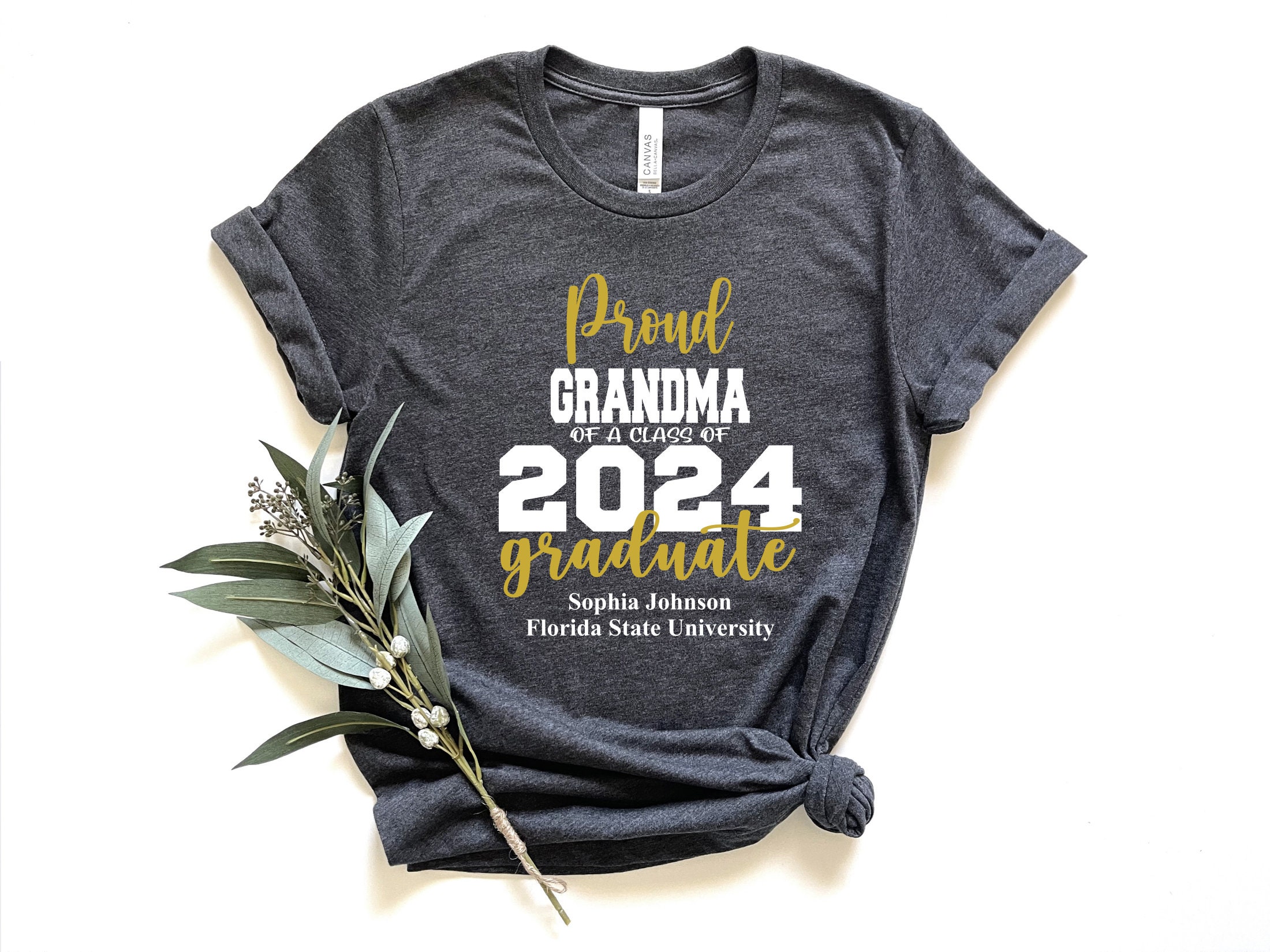 Proud Of A Class Of 2024 Graduate Shirt,Custom Proud Family Shirt,Class of 2024 Family Graduation Shirts, Custom Family Graduation Shirts