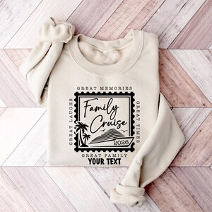 Custom Family Cruise 2026 Shirts,Family Cruise Shirts,Great Memories,Great Family,Great Laughs,Great Times,Family Matching Vacation Shirts image 5
