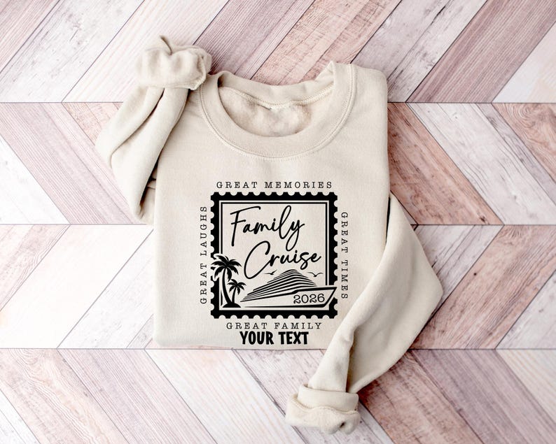 Custom Family Cruise 2026 Shirts,Family Cruise Shirts,Great Memories,Great Family,Great Laughs,Great Times,Family Matching Vacation Shirts image 5