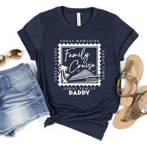 Custom Family Cruise 2026 Shirts,Family Cruise Shirts,Great Memories,Great Family,Great Laughs,Great Times,Family Matching Vacation Shirts image 3