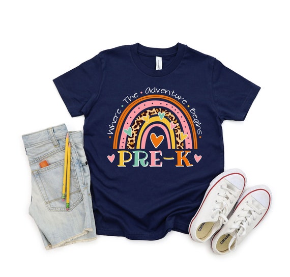 Preschool Where The Adventure Begins Gift For Pre-K Teacher Preschool Where The Adventure Begins Gift For Pre-K Teacher