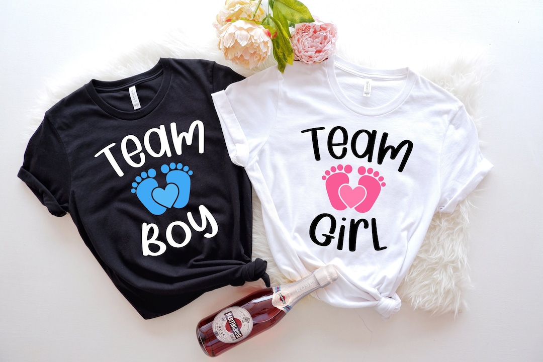 Team Boy or Girl Shirt, Gender Reveal Shirts, Gender Reveal Party Shirt
