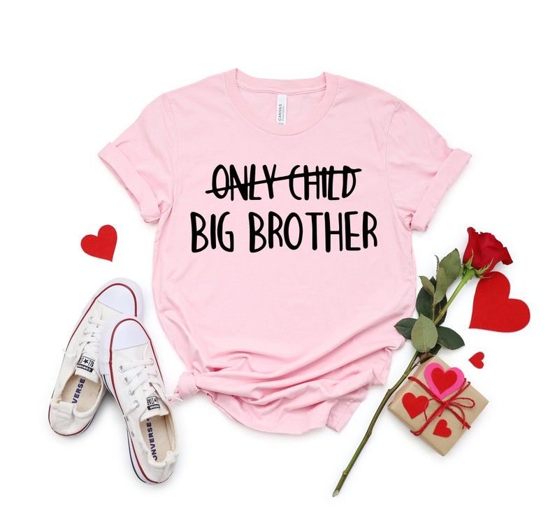 Only Child Big Brother Shirt,Big Brother Tshirt,Promoted To Big Brother,Boys Tee,Pregnancy Announcement,Pregnancy Reveal,New Big Bro Shirt bild 8