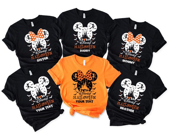 2026 Disney Halloween Custom Shirt, Disney Shirt, Halloween Matching Shirts, Custom Disney Family Shirt, Halloween Shirts, Disneyland Shirt