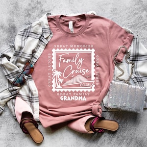 Custom Family Cruise 2026 Shirts,Family Cruise Shirts,Great Memories,Great Family,Great Laughs,Great Times,Family Matching Vacation Shirts image 8