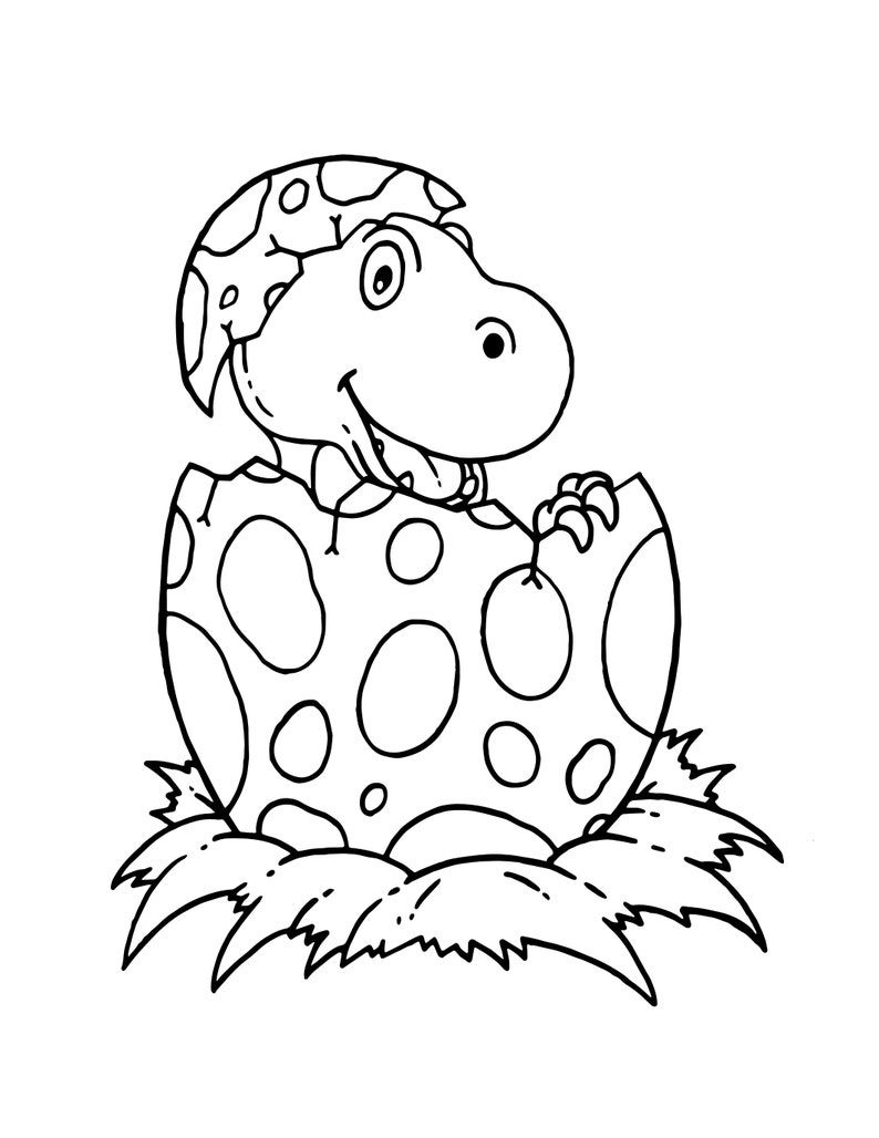 50 Awesome Dinosaur Coloring Pages for Kids Printable Volume - Etsy