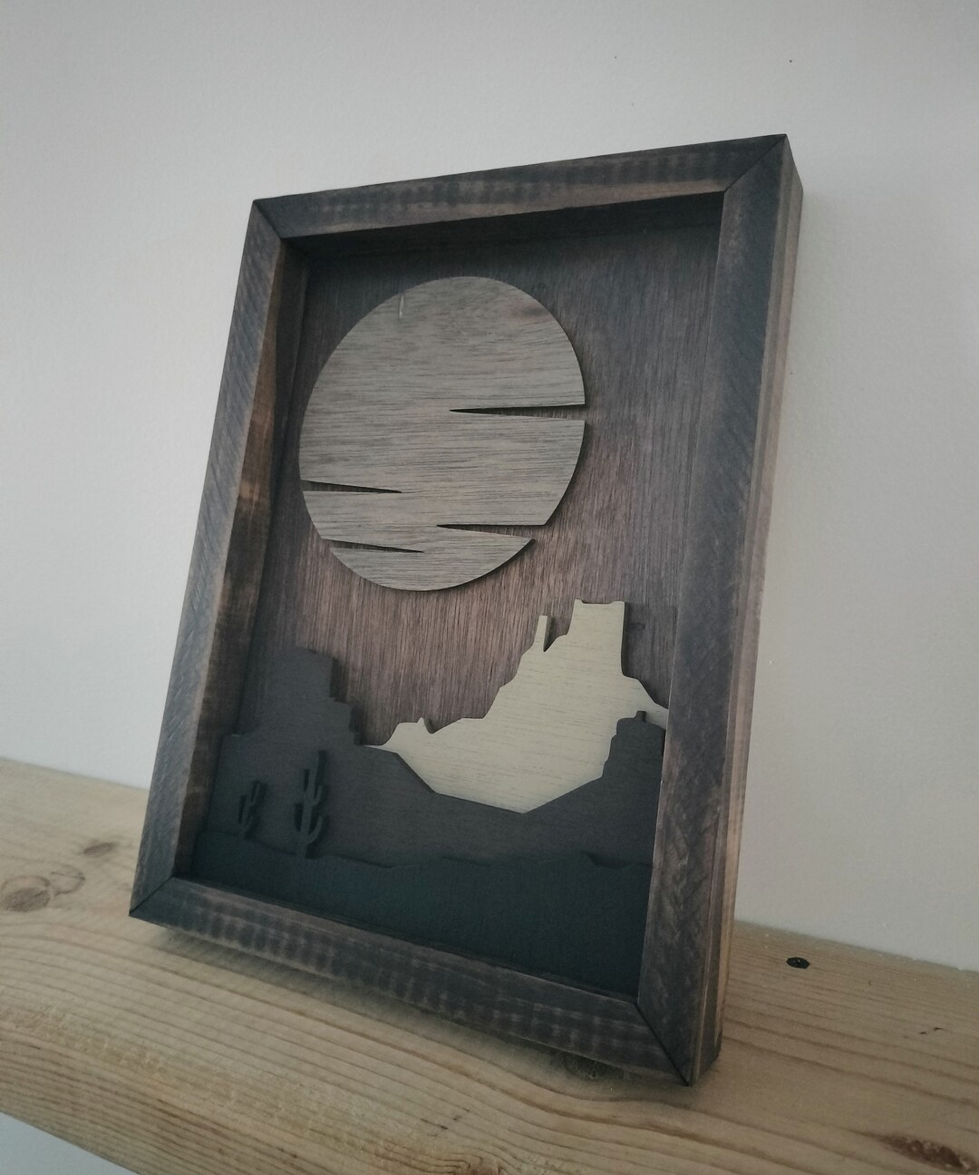 Layered Wood Decor, Wood Layering Designs, Modern Wood Art, Contemporary Wall Hanging, Wood Art