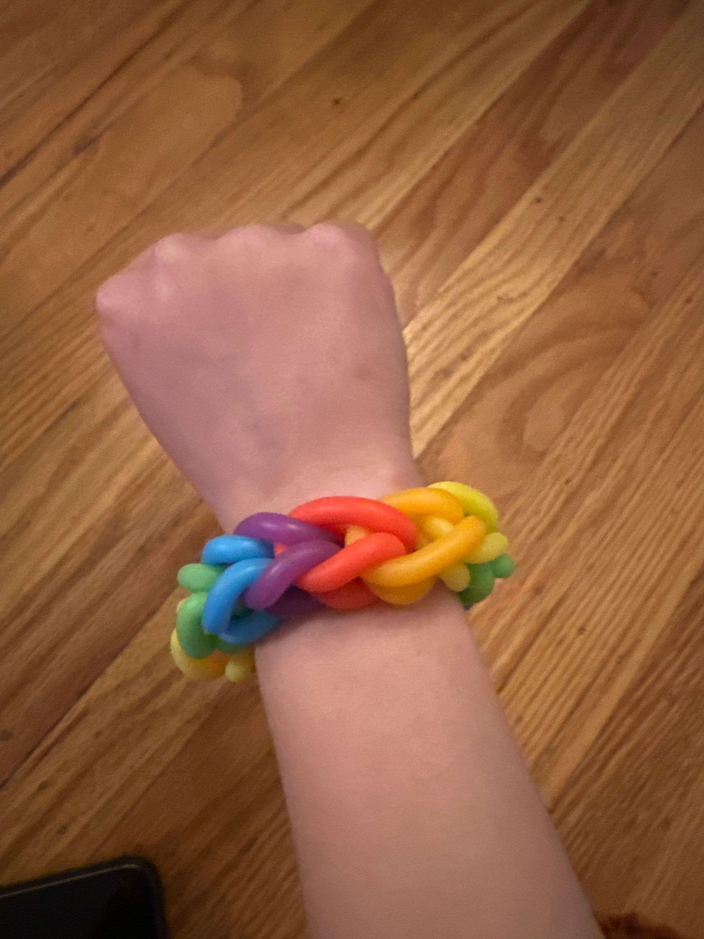 Rainbow Loom Bracelets. Single Chain 25 Piece Set 