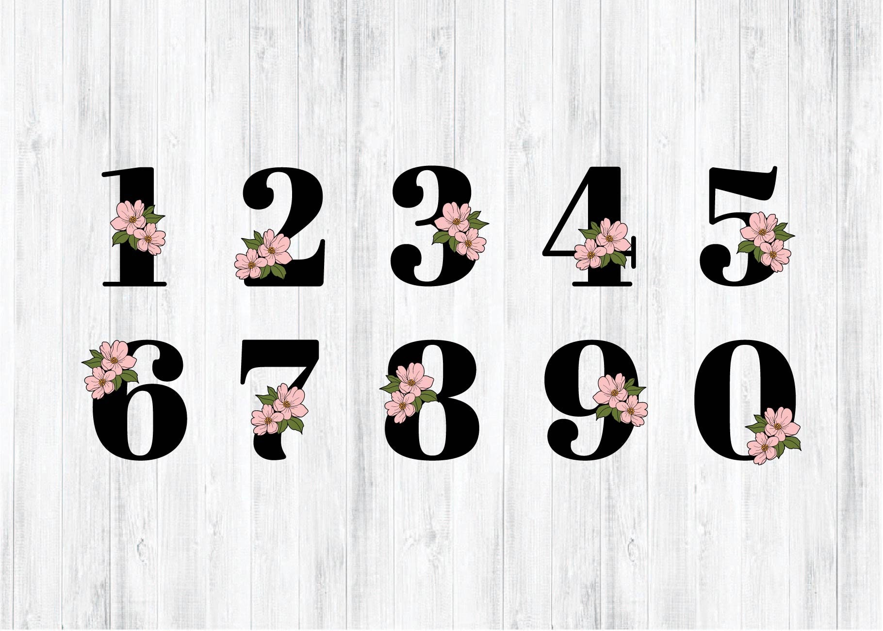Number Bundle Svg Number Svg File Number File Cut Number - Etsy