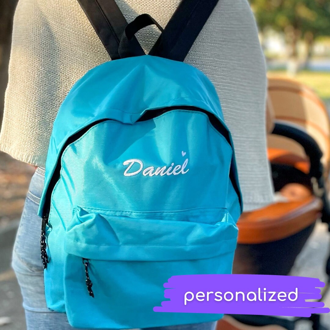 Backpack With Name, Personalized Name Embroidered Backpack, Custom