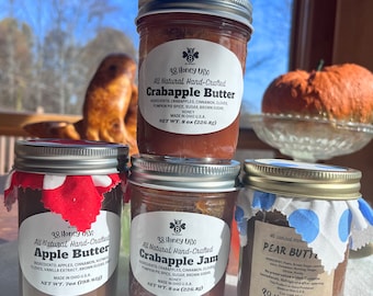 Apple Butter/Pear Butter/ Fruit Butter/ Hand-Crafted/All Natural