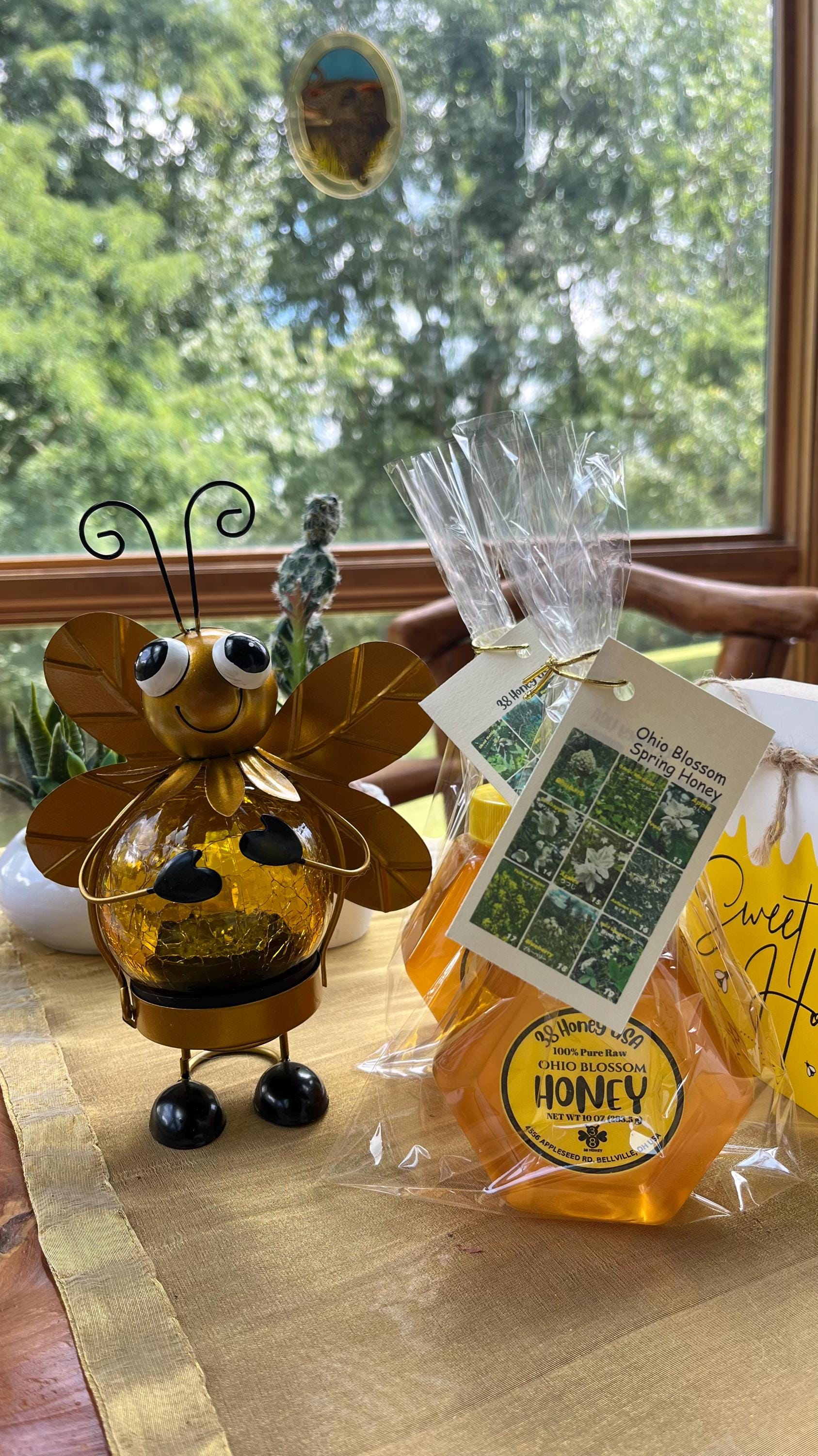 Honey shop♡ Honey/ohio Blossom Honey in Hexagonal Squeeze Bottle/10 Oz
