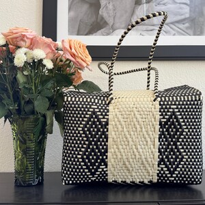Handwoven Recycled Plastic Tote