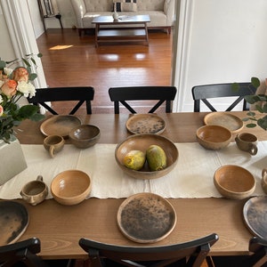 Handmade Smoked Clay Bowl