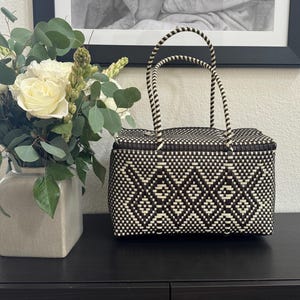 Handwoven Recycled Plastic Tote