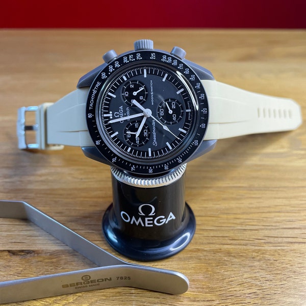 MoonSwatch strap light Brown / Sand | Omega x Swatch watch & Speedmaster MoonWatch