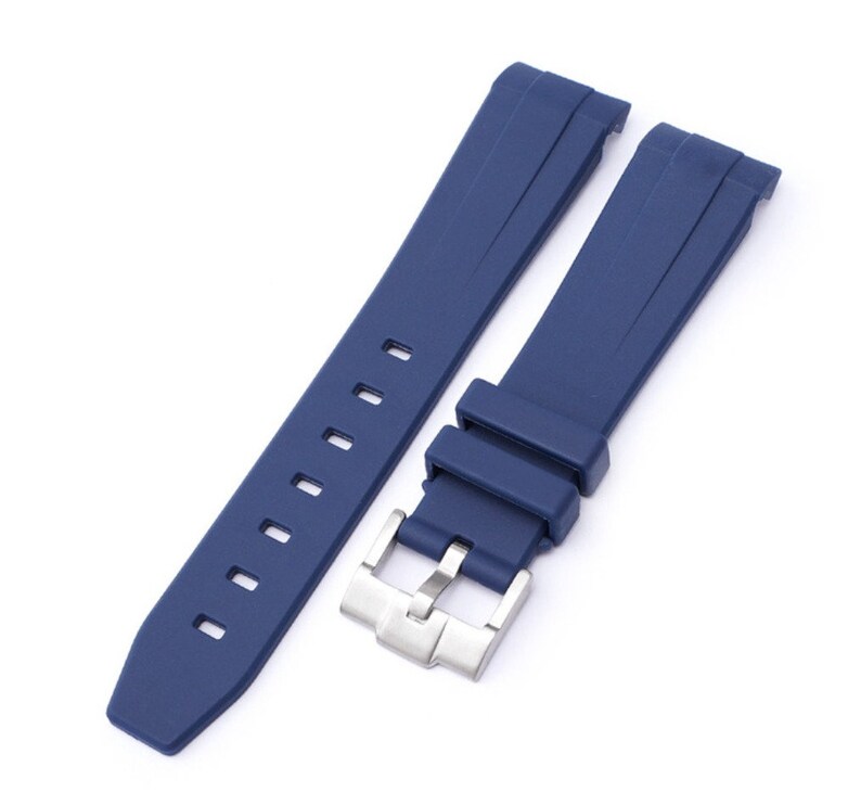 MoonSwatch strap 20mm, bracelet de montre de haute qualité Pour Omega x Swatch watch & Speedmaster MoonWatch Bleu