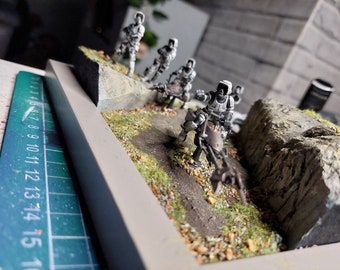 Equipo de reconocimiento avanzado de soldados exploradores