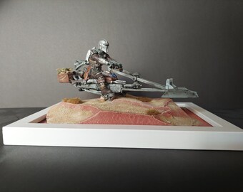Moto speeder mandaloriana pintada