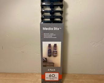 New Old Stock Mid 2000's Atlantic Wall Mounted CD & DVD Storage Racks