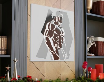 Iron Man Graue Skala, Canvas Gallery Wraps