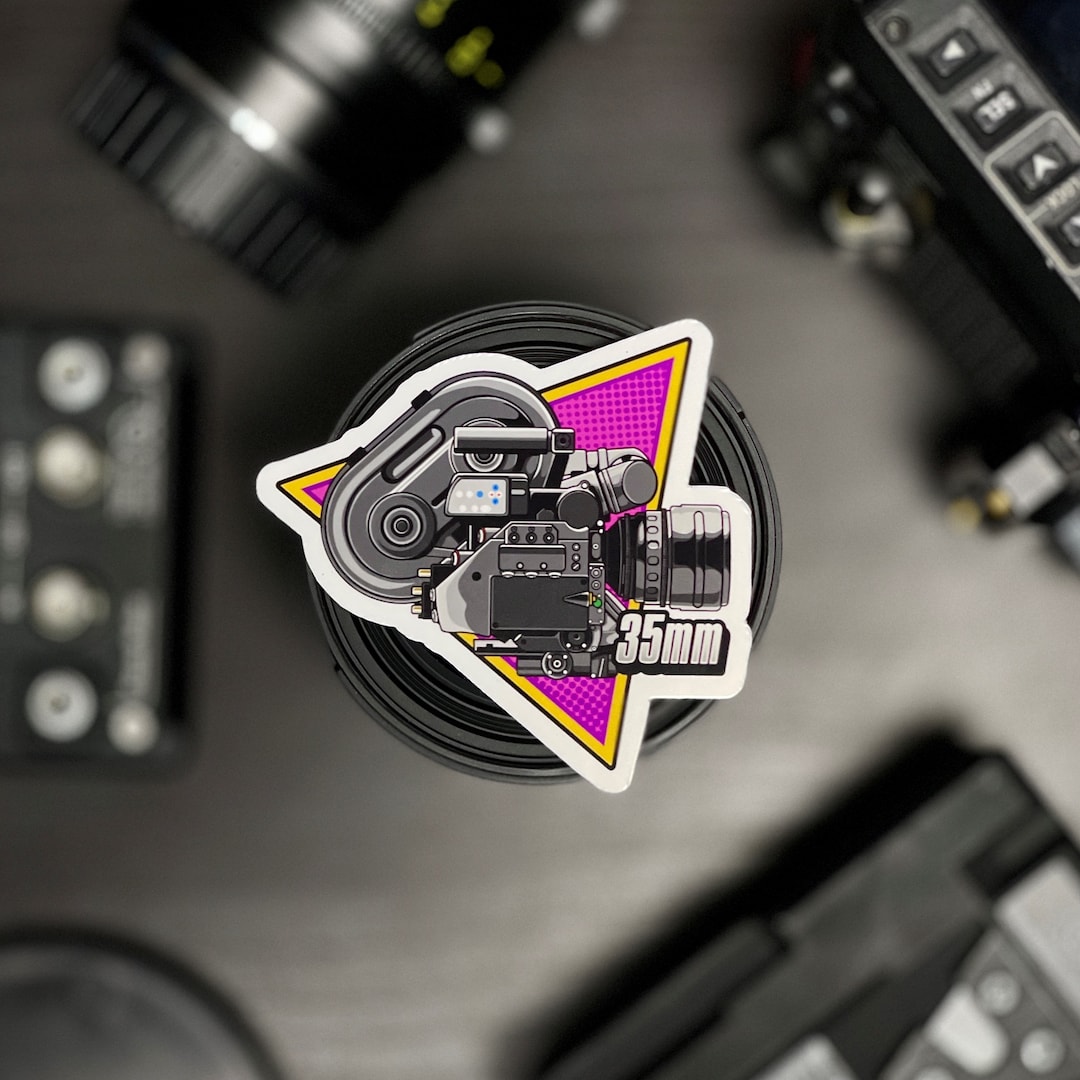 35mm Film Camera Matte Laminated Sticker - Etsy