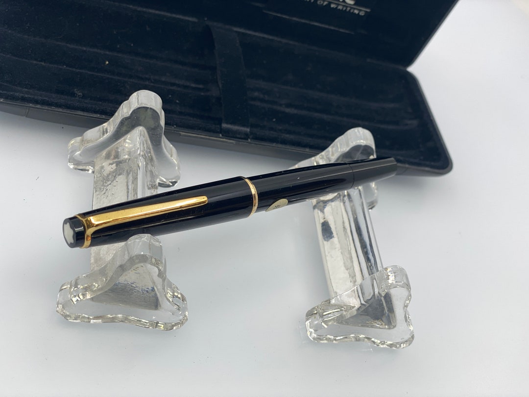 Vintage Montblanc No.31 Fountain Pen, Black German Piston Filler