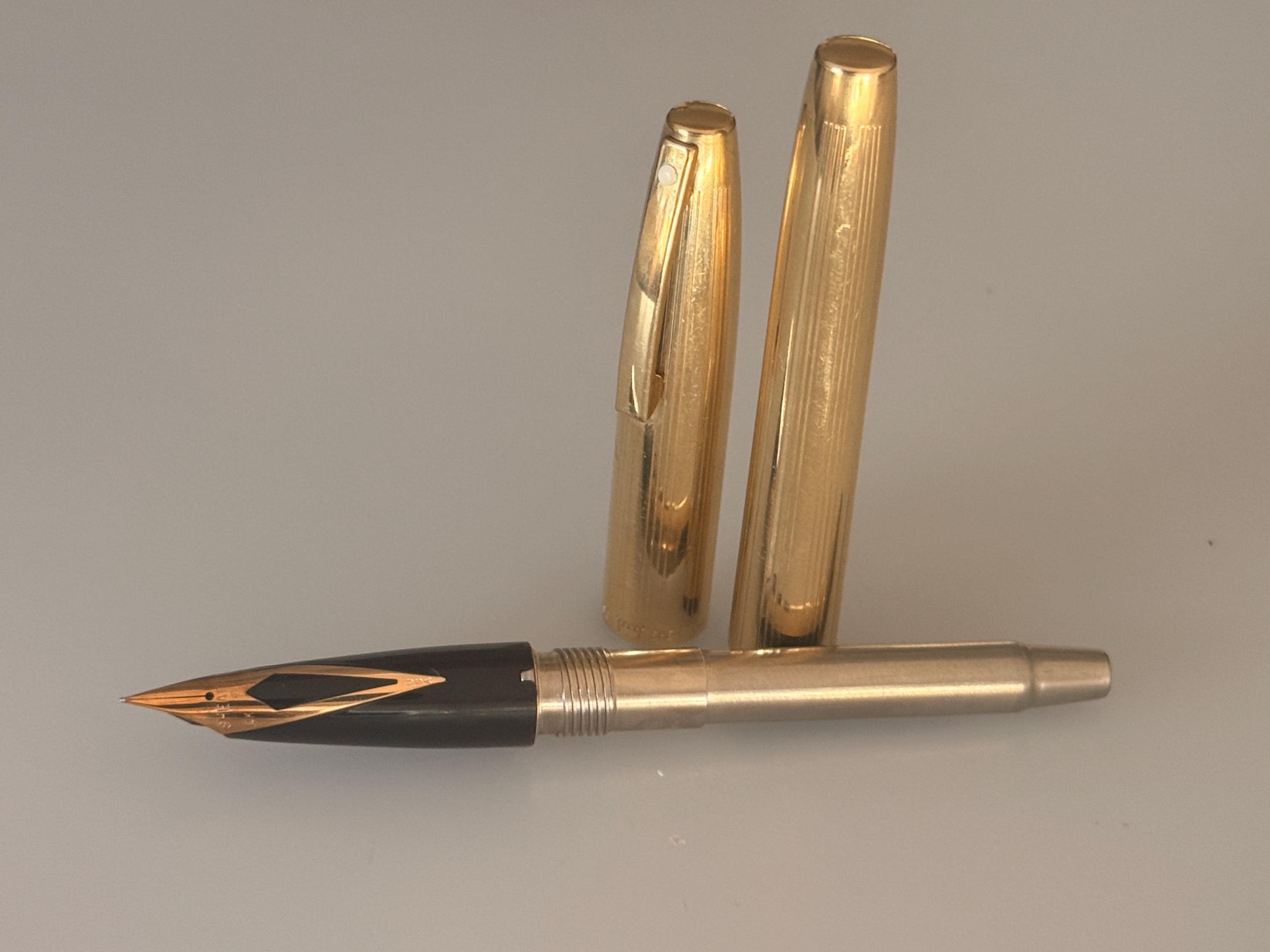 Exclusive Sheaffer Lady 777 Fountain Pen - 12K Gold Plated Body