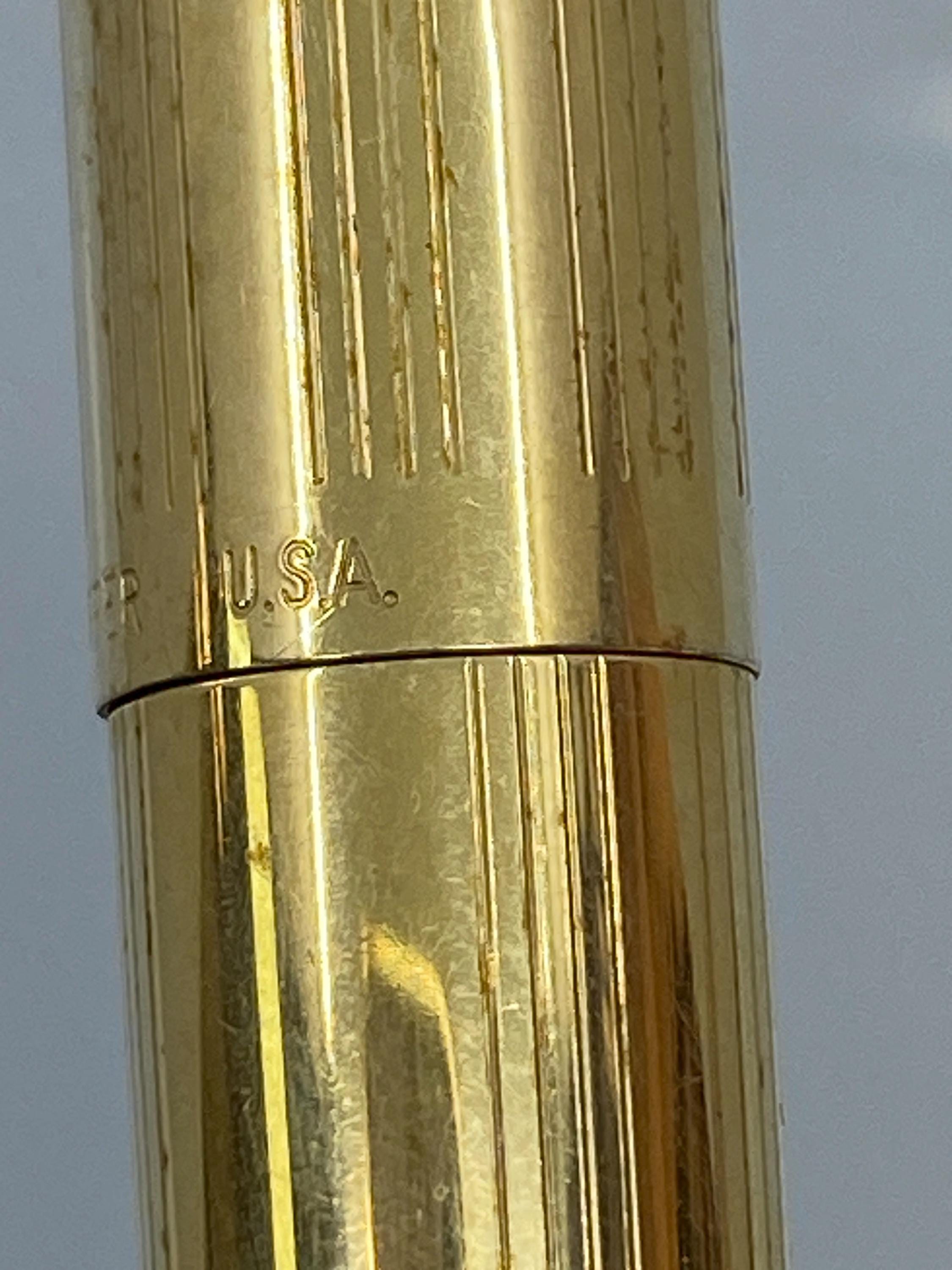 Sheaffer Imperial 777 - 12k Gold Plated Fountain Pen With Original