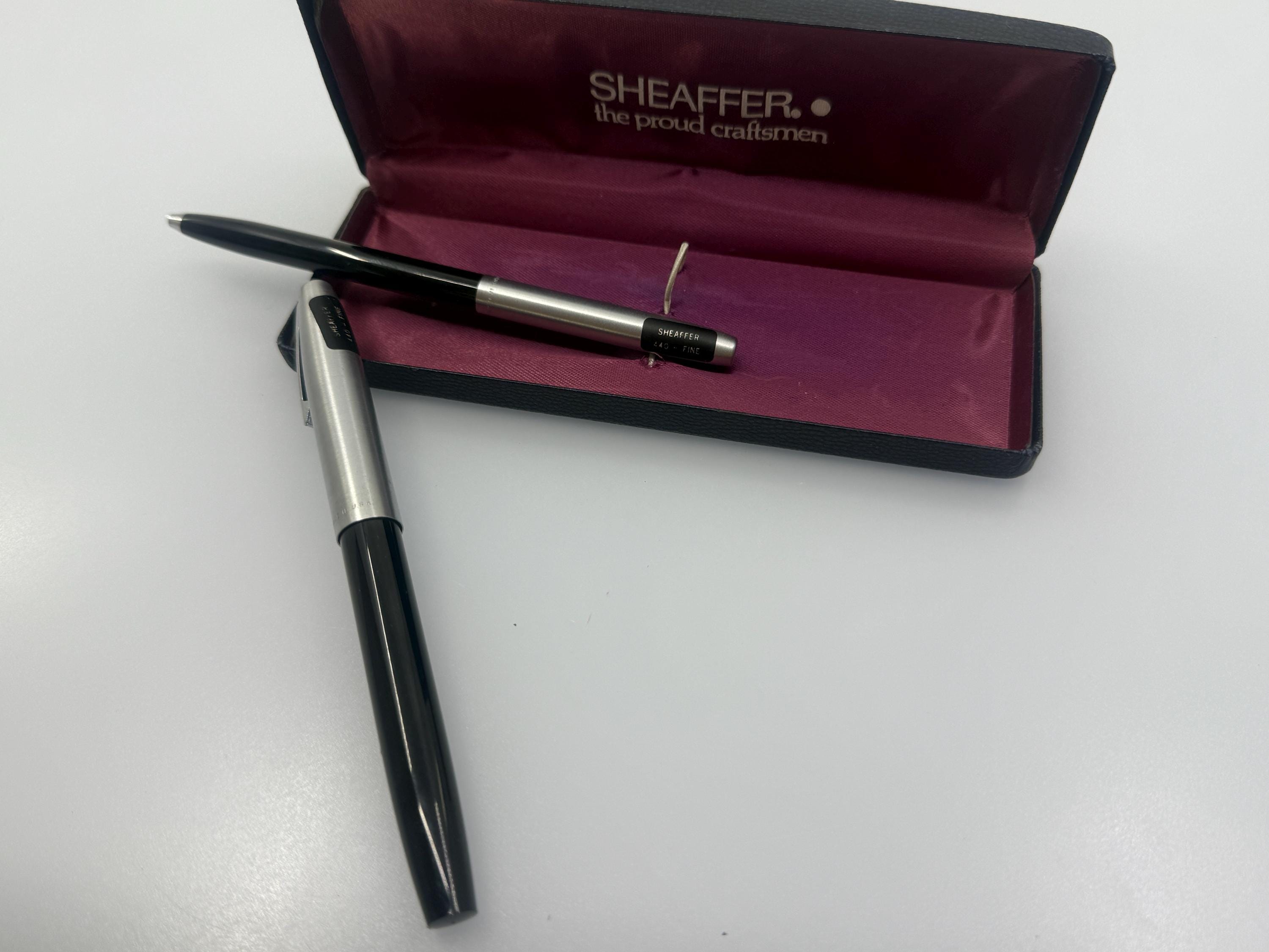 Vintage Sheaffer 440 Fountain Pen & Ballpoint Set – NOS – Inlaid